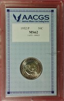 1952-P Carver Commem. Half Dollar AACGS MS62