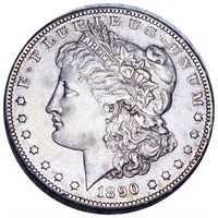 1890-S Morgan Silver Dollar CLOSELY UNCIRCULATED