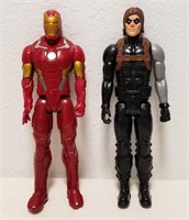 Marvel Ironman & Winter Soldier 11" Action Figures
