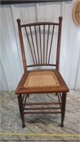 WICKER SEAT CHAIR