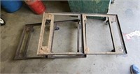 Pair of Rolling Cart Frames