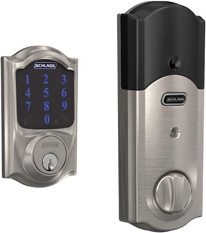 SCHLAGE BE469ZP CAM 619 Connect Smart Deadbolt wit