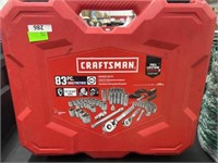 Craftsman 83pc sae/ metric tool set