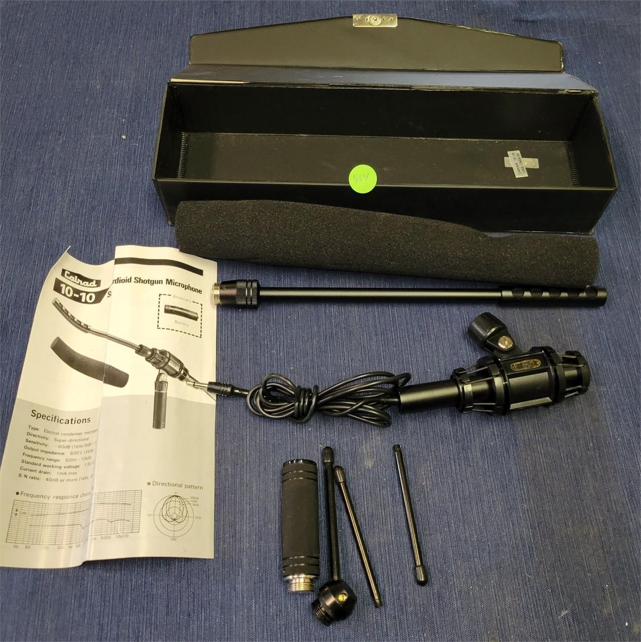 Calrad Cardioid Shotgun Microphone w/Case
