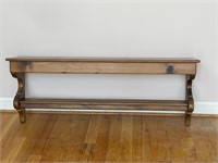 LARGE PINE WALL SHELF