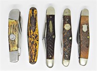 (5) Vintage Folding Pocket knives;