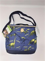 Fit+Fresh Lunch tote blue w/dinosaurs