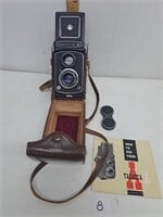 Vintage Yashica -A Camera 80 mm with Booklet