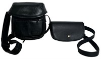 Black Faux Leather Bags