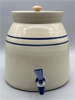 Salt Glazed Pottery Beverage Dispenser