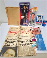 President Regan Memorabilia - Puppet, Figure +
