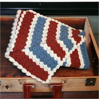 Handmade Crochet Afghan - Baby Blanket