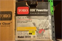 Toro CCR Powerlite Snow Thrower #38172 New In Box