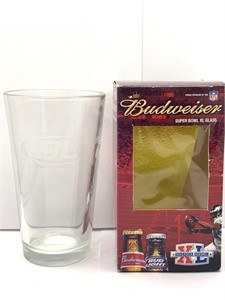 Budweiser Super Bowl XL Glass