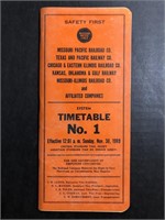 NOVEMBER 30, 1969 MOPAC SYSTEM TIMETABLE NO. 1