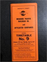 JUNE 16, 1977 MOPAC SYSTEM TIMETABLE NO. 9