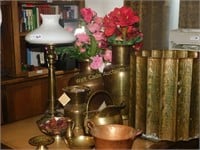 Brass Home Decor - Lot Large- Vintage Lamps,