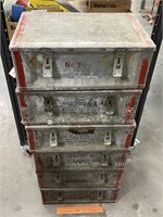 6 x Ex Army Boxes 1940’s Heavy Duty