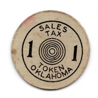 Oklahoma 1 Sales Tax Token
