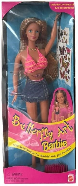 Vintage Butterfly Art Barbie
