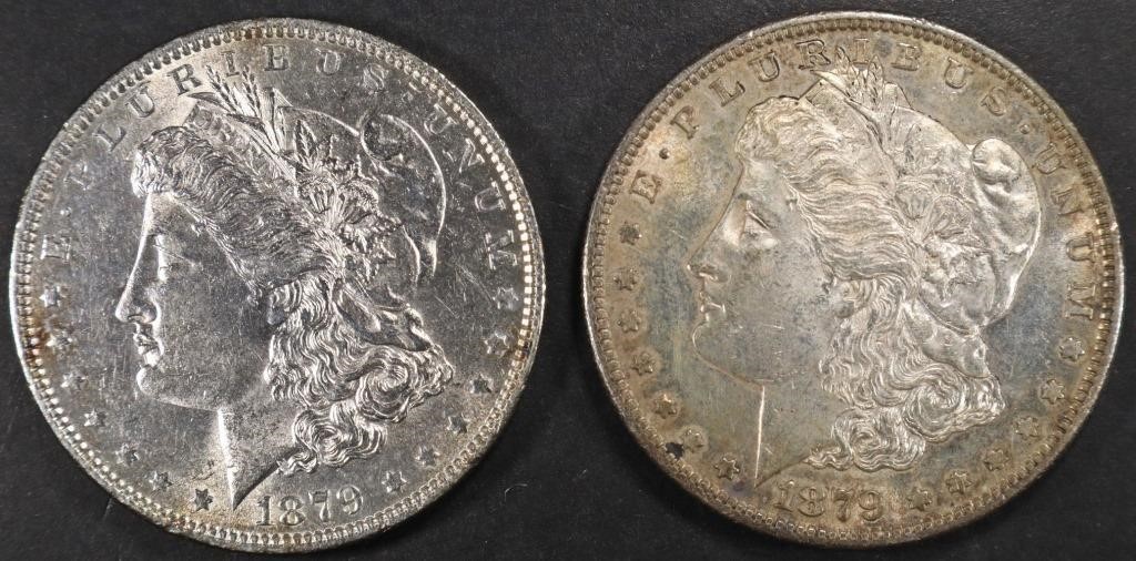 1879-P,S MORGAN DOLLARS BU