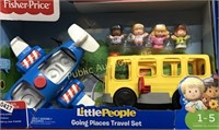 LITTLE PEOPLE GOING PLACES TRAVEL SET