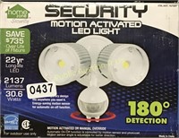 HOME ZONE $49 RETAIL MOTION ACTIVATED LIGHT