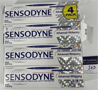 Sensodyne 4 pack toothpaste