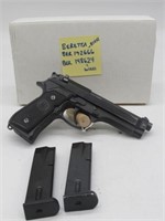 P. BERETTA MODEL 92G 9MM WITH 2 EXTRA MAGAZINES