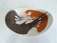 Modern Art Dish - About 12" Wide