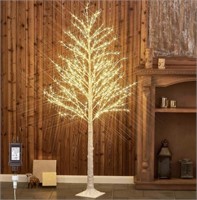Vanthylit 6ft Lighted artificial birch tree