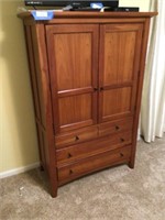 Cherry chest - 40 in wide x 62 in tall x 18 in