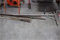 ALUMINUM RAKE, SPUD, POSTS ETC