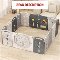 Baby Playpen  14 Panels Foldable Safety