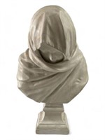 Composite Bust of Shrouded Woman, After Houdon.
