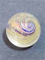Vintage Marbles Handmade Banded Swirl Ribbon Core