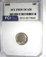 1960 Dime PR70 DCAM LISTS $575 IN 69DC