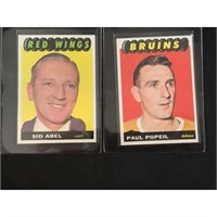 Two 1965 Topps Hockey Cards #40/#41