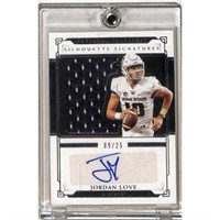 2021 National Treasures Jordan Love Rc/patch/auto