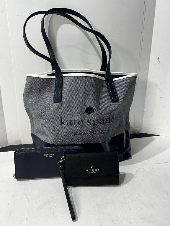 Kate Spade Purse & 2 Wallets KCG