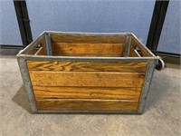 Antique Carlson Frink Co. Wood/Metal Crate