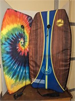 Lot of 2 boogie boards