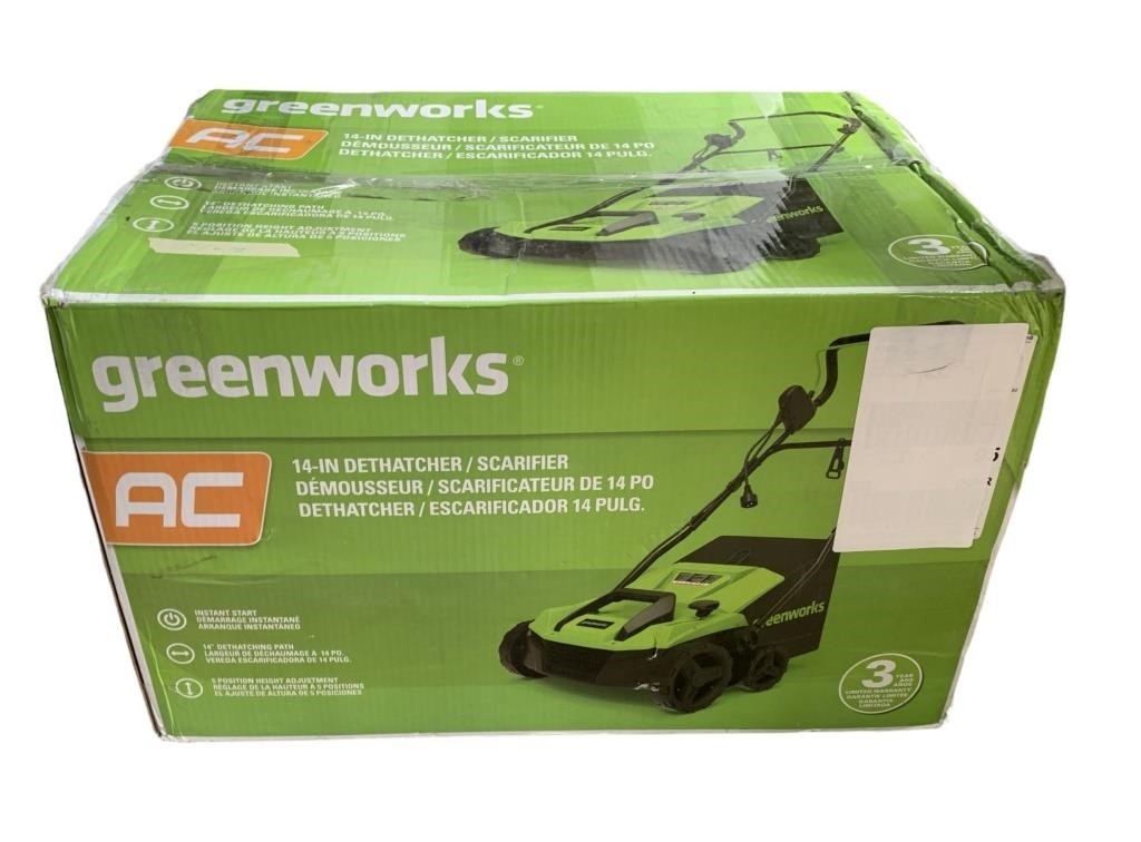 Greenworks (14in) Dethatcher / Scarifier