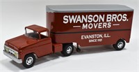 Restored Tonka Swanson Bros Movers Truck & Trailer