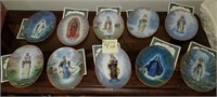 10 pc Collection of Religious Plates with