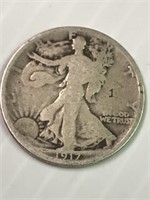 Walking Liberty 1912 half dollar