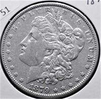 1879 MORGAN DOLLAR XF