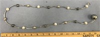 12" Long freshwater pearl necklace   (a 7)