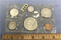 Choice on 3 (222-224): lots of 6 Canadian coins