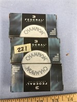 Choice on 2 (220-221):  3 boxes Federal ammunition